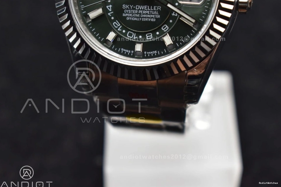 Noob on Green A23J SS Oyster 1109 Attractive SS Skydweller Edition Best Bracelet Dial 0509